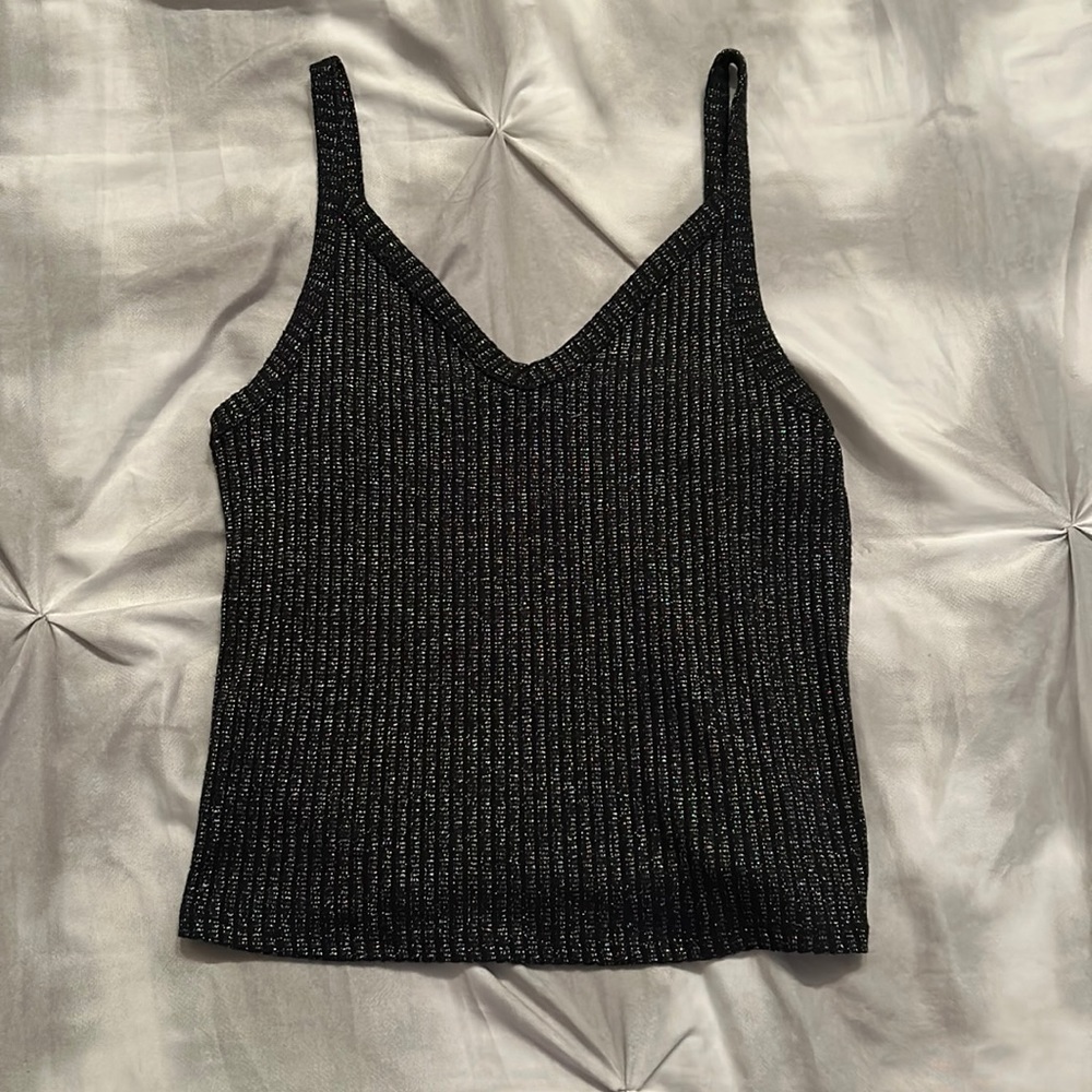 Shiny/Metallic Sweater Tank